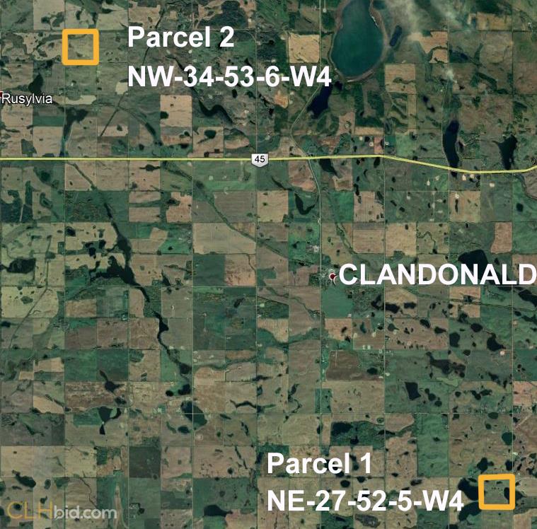 Map of Clandonald Country Cousins - Clandonald, AB